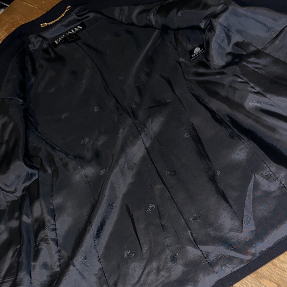 Escada Margaretha Ley Dark Navy Blazer - Picture 8 of 12
